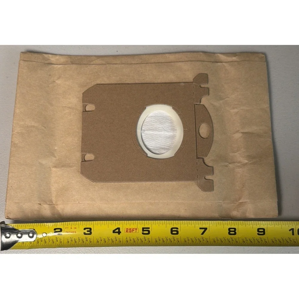 11 Unbranded Vaccum Bags 9.75 inch x 6.5 inch brown